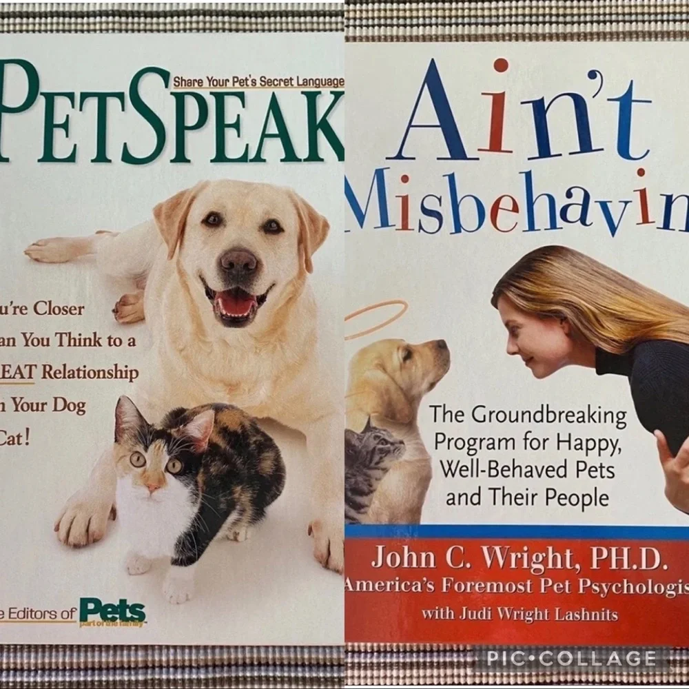 2 Pet Training Books ~ Pet Speak & Ain’t Misbehavin’